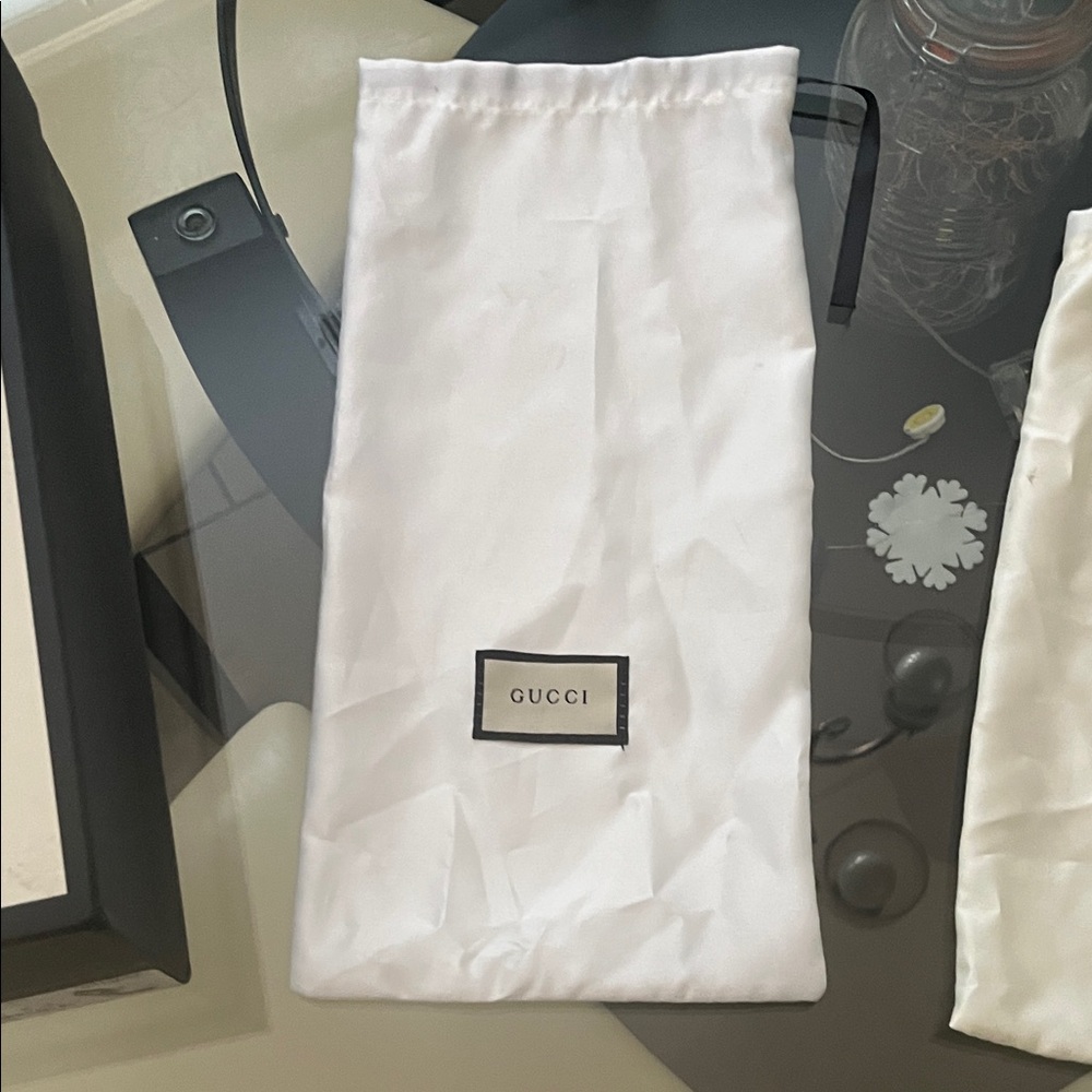 Gucci White Storage Pouch